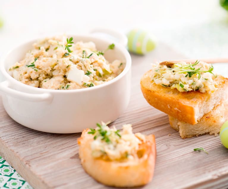 Pasta z makreli wędzonej z chrzanem